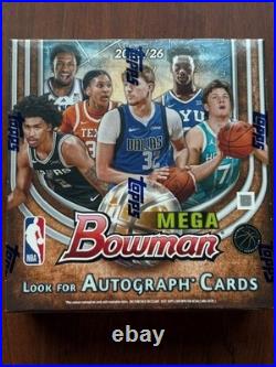 2025/26 Topps Chrome NBA Blaster & Bowman Basketball Mega Box Lot of 6 Sealed