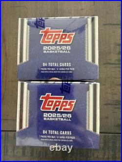 2025-26 Topps NBA Basketball Blaster Box Factory Sealed LOT OF 2 FREE SHIP