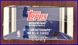 2025-26 Topps NBA Basketball Retail Display Box New Factory SEALED 2025-26 Topps NBA Basketball Retail Display Box New Factory SEALED