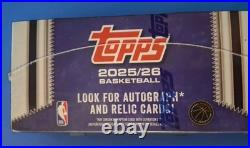 2025/26 Topps NBA Basketball Retail Display Box NewithSEALED