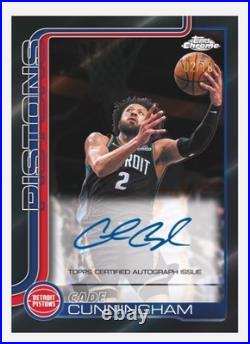 2025/26 topps chrome update Basketball hobby box sealed
