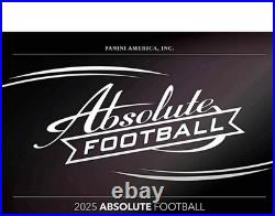 2025 Absolute Football Hobby MEGA Box factory sealed KABOOMS 25PAFA-MBH
