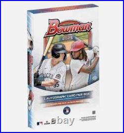 2025 Bowman Baseball Hobby Box Factory Sealed 2025 Bowman Baseball Hobby Box Factory Sealed