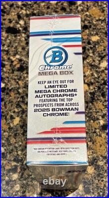 2025 Bowman Chrome Baseball MLB Factory New Sealed Mega Box