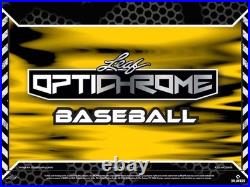 2025 LEAF OPTICHROME BASEBALL Factory Sealed HOBBY BOX New