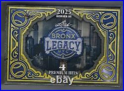 2025 Leaf A Bronx Legacy Baseball Factory Sealed Hobby Box