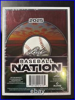 2025 Leaf Baseball Nation Factory Sealed Sealed Hobby Box