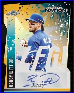 2025 Leaf Baseball Nation Hobby Box-6 Autos/Box 12 Cards