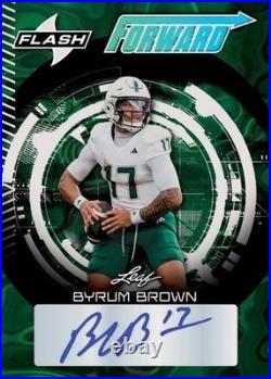2025 Leaf Eclectic Signature Series Football Factory Sealed Mythical Hobby Box