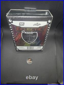 2025 Leaf Eclectic Signature Series Football Hobby Box SEALED 6 AUTOS