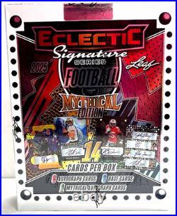 2025 Leaf Eclectic Signature Series Mythical Edition Football Factory Sealed Box