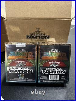2025 Leaf Football Nation Factory Sealed Jumbo Box