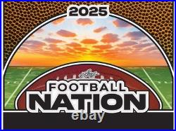 2025 Leaf Football Nation Factory Sealed Jumbo Box