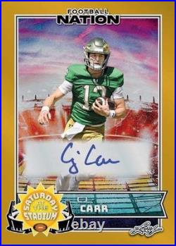 2025 Leaf Football Nation Factory Sealed Jumbo Box