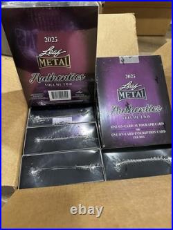 2025 Leaf Metal Authentics Vol. 2 Factory Sealed Box 1 On-Card Auto