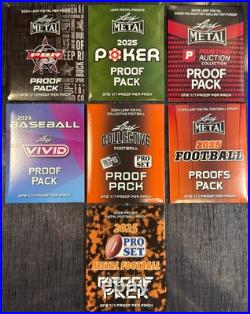 2025 Leaf Metal Sports Heroes Multi Sport Factory Sealed Hobby Box + BONUS 2025 Leaf Metal Sports Heroes Multi Sport Factory Sealed Hobby Box + BONUS