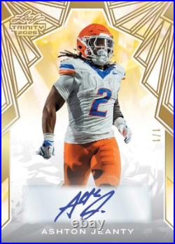 2025 Leaf Trinity Football NFL Factory Sealed Jumbo Hobby Box 2025 Leaf Trinity Football NFL Factory Sealed Jumbo Hobby Box