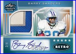 2025 Leaf Trinity Football NFL Factory Sealed Jumbo Hobby Box