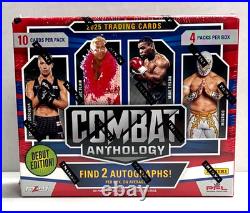 2025 Panini Combat Anthology Hobby Box Sealed Debut Edition 2 Autos Per Box