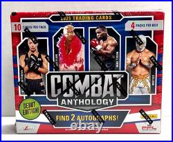 2025 Panini Combat Anthology Hobby Box Sealed Debut Edition 2 Autos Per Box