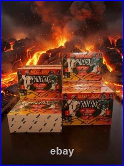 2025 Panini Phoenix Football NFL Trading Cards MEGA Box SEALED! 4 LAVA Parallels