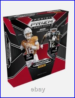 2025 Panini Prizm Draft Picks Collegiate Football Hobby Box Factory Sealed