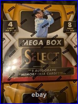 2025 Panini Select Baseball MEGA BOX New Factory Sealed Lot Of 4 & 1 Blaster Box