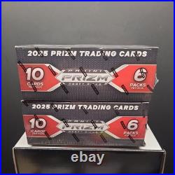 2025 Prizm Draft Picks Mega Boxes Factory Sealed Gold Ice & Gold Flash Lot of 2