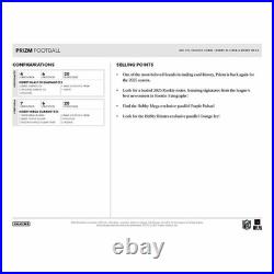 2025 Prizm Football Hobby Mega Box Factory Sealed 25PAFPRZ-MBH