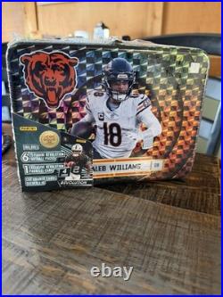 2025 Revolution Football Sealed Lunch Box Caleb Williams Chicago Bears Tin