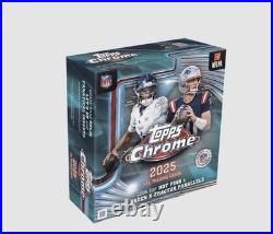 2025 TOPPS CHROME 42 Card MEGA Box LICENSED NFL FOOTBALL New Sealed Presale