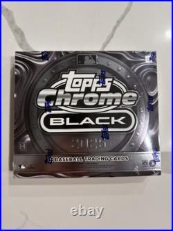 2025 TOPPS CHROME BLACK MLB BASEBALL HOBBY BOX (1 ENCASED AUTO) Brand New Sealed