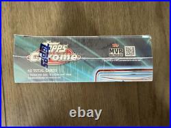 2025 TOPPS CHROME MEGA BOX NFL FOOTBALL (42 Trading Cards) Brand New Sealed QTY