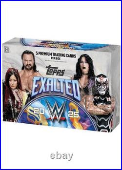 2025 TOPPS EXALTED WWE Wrestling HOBBY BOX (2 AUTOs/1 RELIC) New Sealed
