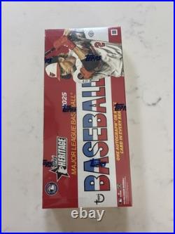 2025 TOPPS HERITAGE BASEBALL HOBBY BOX Factory Sealed? Bmwt Heritage 25