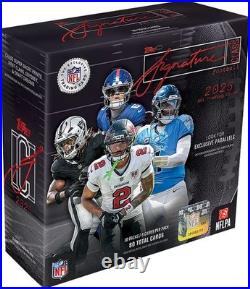 2025 TOPPS SIGNATURE CLASS FOOTBALL MEGA BOX (80 Cards) NFL Brand New Sealed