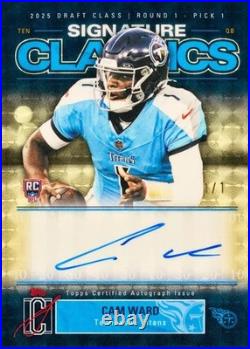 2025 TOPPS SIGNATURE CLASS FOOTBALL MEGA BOX (80 Cards) NFL Brand New Sealed
