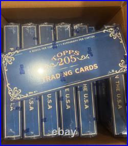 2025 TOPPS T205 4-BOX CARTON (1 AUTO) MLB Baseball Brand New Factory Sealed QTY