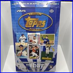 2025 Topps Archives Baseball Hobby Box Factory Sealed