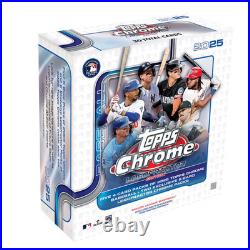 2025 Topps Chrome Baseball Factory Sealed Logofractor Mega Box 2025 Topps Chrome Baseball Factory Sealed Logofractor Mega Box