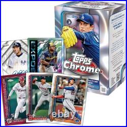 2025 Topps Chrome Baseball Factory Sealed valuefull HTA Box