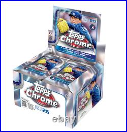 2025 Topps Chrome Baseball Jumbo Box Factory Sealed Presale 2025 Topps Chrome Baseball Jumbo Box Factory Sealed Presale