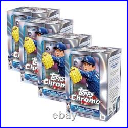 2025 Topps Chrome Baseball Value Box Bundle 4 Factory Sealed Card Boxes