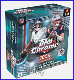 2025 Topps Chrome Football Mega Box Factory Sealed Brand New NFL PRESALE