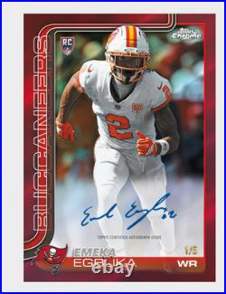 2025 Topps Chrome Football Mega Box Factory Sealed Brand New NFL PRESALE