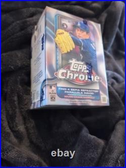2025 Topps Chrome Hobby Box. Unopened, Mint Condition, Factory Sealed. 28 Cards