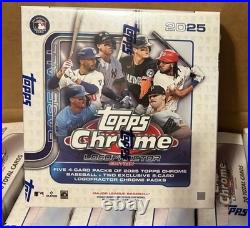 2025 Topps Chrome Logofractor Sealed Box (30 Cards) MLB New Fast Shipping