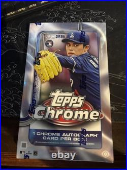 2025 Topps Chrome MLB Baseball Hobby Box Factory Sealed 20 Packs 80 Cards