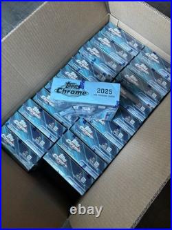 2025 Topps Chrome NFL Football Mega Box Case of 20 Brand New In Hand
