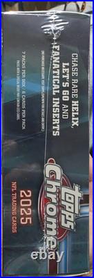 2025 Topps Chrome NFL Football Mega Box Factory Sealed New In Hand Fast Ship
